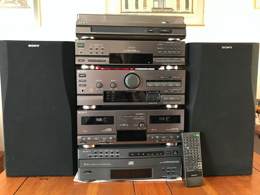sony hifi stack system